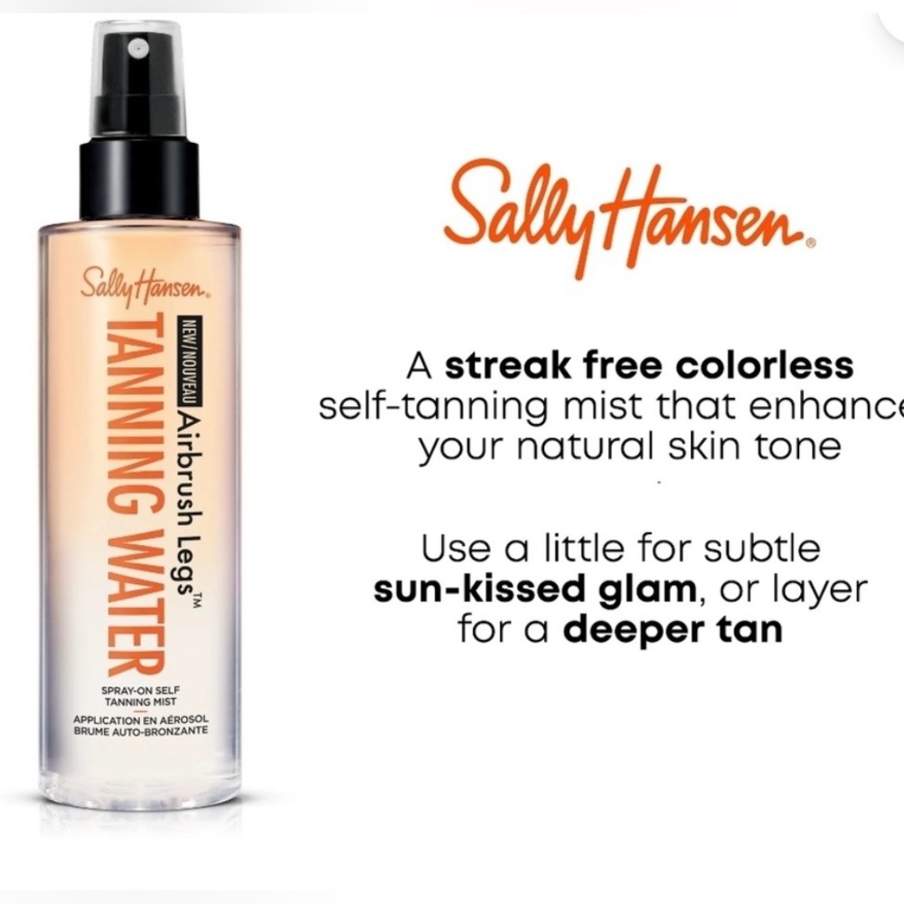 Sally 💜 Hansen Airbrush Legs Tanning Water - Black Cap - Picture 2 of 3